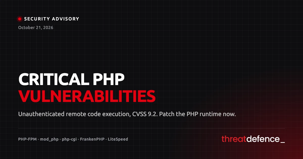 php rce advisory
